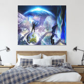 DNA-Erwachung Leinwanddruck (Insitu (Schlafzimmer))