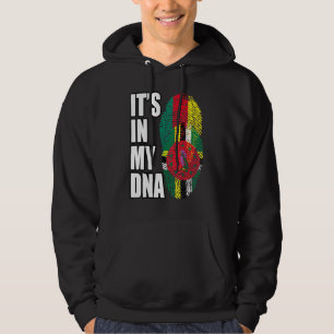 DNA-Fahne von Dominica und Kamerun Hoodie