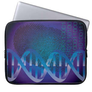 DNA-Fingerabdruck-Wissenschaft Laptopschutzhülle