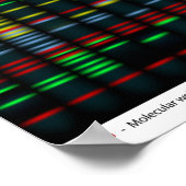 DNA-Fingerabdruckplakat Poster (Ecke)