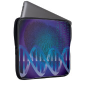 DNA-Fingerabdruckwissenschaft Laptopschutzhülle (Vorne Rechts)