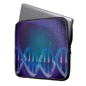 DNA-Fingerabdruckwissenschaft Laptopschutzhülle (Vorderseite Links)