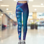 DNA Fingerprint ID Medical Science Blue Leggings<br><div class="desc">Ein cooles,  trendiges und amüsantes medizinisch-wissenschaftlich-inspiriertes Design. Das ideale Geschenk für alle Ärzte,  Krankenschwestern,  Naturwissenschaftler,  Naturwissenschaftler,  Techniker,  Naturwissenschaftler und alle Wissenschaftsfreunde in Ihrem Leben (auch für Sie)! Entwickelt von Thisisnotme©</div>