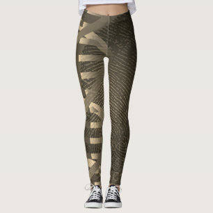 DNA Fingerprint ID Vintag Medizin Leggings