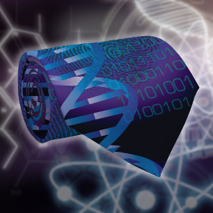 DNA Fingerprint Medizin Krawatte