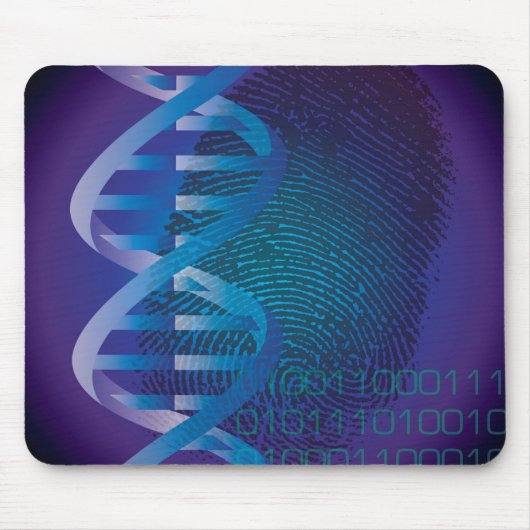 DNA Fingerprint Medizin Mousepad (Vorne)