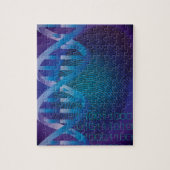 DNA Fingerprint Medizin Puzzle (Vertikal)