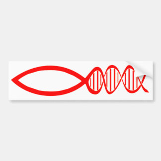 DNA-Fisch-Autoaufkleber Autoaufkleber