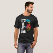 DNA-Flag Angolan und Bahamian T-Shirt (Vorne ganz)