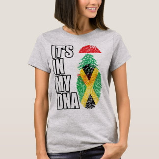 DNA-Flag des libanesischen und jamaikanischen Mix  T-Shirt