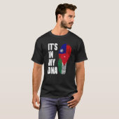 DNA-Flag für taiwanisches und jordanisches Mix Her T-Shirt (Vorne ganz)