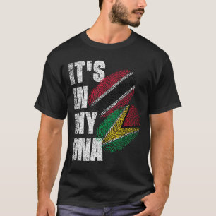 DNA-Flaggenstaat Trinidadian und Guyanas T-Shirt
