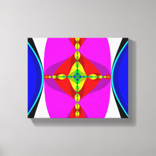 DNA - Fraktal Art Leinwanddruck