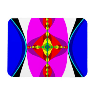DNA - Fraktal Art Magnet