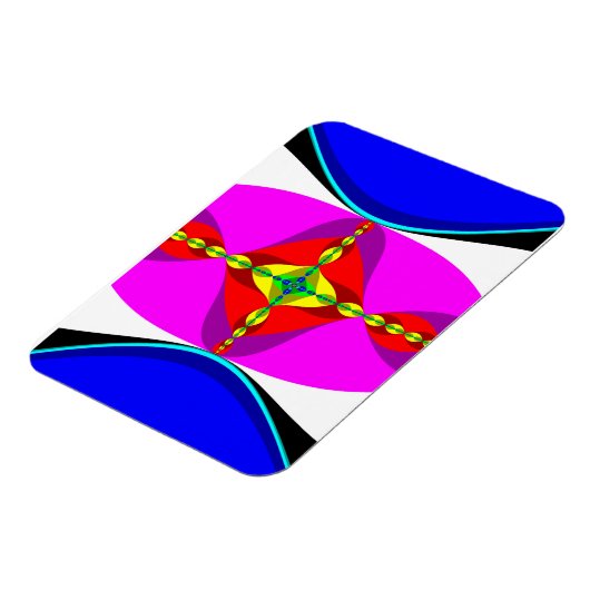 DNA - Fraktal Art Magnet (Linke Seite)