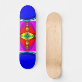 DNA - Fraktal Art Skateboard (Vorderseite)