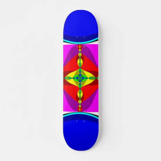 DNA - Fraktal Art Skateboard (Vorne)