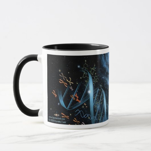 DNA-Galaxie-Tasse Tasse (Links)