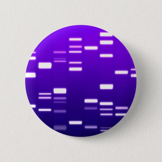 DNA-Genetik-Code Lila Button (Vorderseite)