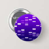DNA-Genetik-Code Lila Button (Vorne & Hinten)
