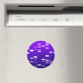 DNA-Genetik-Code Lila Magnet (In Situ (Geschirrspüler))