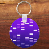 DNA-Genetik-Code Lila Schlüsselanhänger (Vorderseite)
