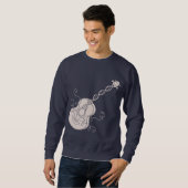 DNA Gitarre Sweatshirt (Vorne ganz)