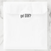 DNA got? Runder Aufkleber (Tasche)