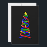 DNA Helix Christmas Tree Life Science Biologie Feiertagskarte<br><div class="desc">DNA Helix Christmas Tree Life Science Biologie</div>