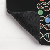Dna Helix Christmas Tree Scientist Biology Science Mousepad (Ecke)