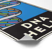 DNA Helix Poster (Ecke)