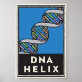 DNA Helix Poster (Vorne)