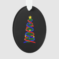 DNA Helix Weihnachtsbaum Life Science Biologie