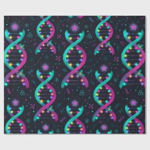DNA-Helix-Weihnachtspapier Geschenkpapier