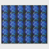 DNA ID Blue Medical Science Geschenkpapier (Flach)