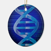 DNA ID Blue Medical Science Keramik Ornament (Links)