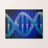 DNA ID Blue Medical Science Puzzle (Horizontal)