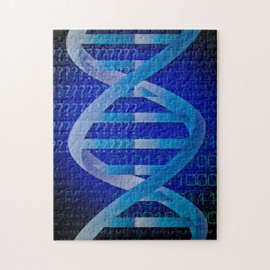 DNA ID Blue Medical Science Puzzle (Vertikal)
