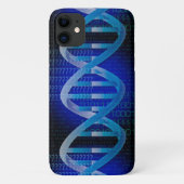 DNA ID Blue Science Case-Mate iPhone Hülle (Rückseite)