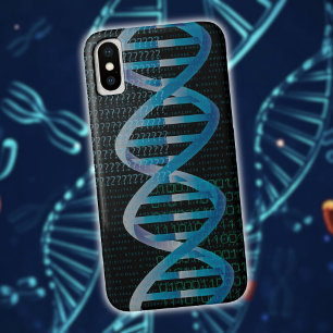 DNA-ID Blue Science Modern Cool Case-Mate iPhone Hülle