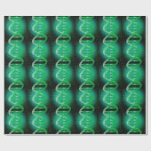 DNA ID Green Science Geschenkpapier (Flach)