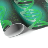 DNA ID Green Science Geschenkpapier (Rolleneckpunkt)