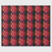 DNA ID Red Science Geschenkpapier (Flach)