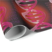 DNA ID Red Science Geschenkpapier (Rolleneckpunkt)