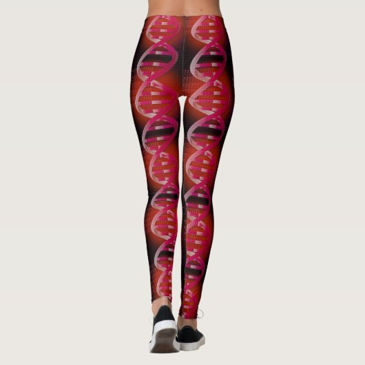 DNA ID Red Science Leggings (Rückseite)