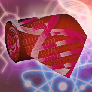 DNA-ID-Rot-Medizin-Wissenschaft Krawatte