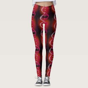 DNA-ID-Rot-Wissenschaft Leggings