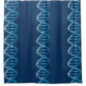 DNA ID Science Blue Duschvorhang (Vorderseite)