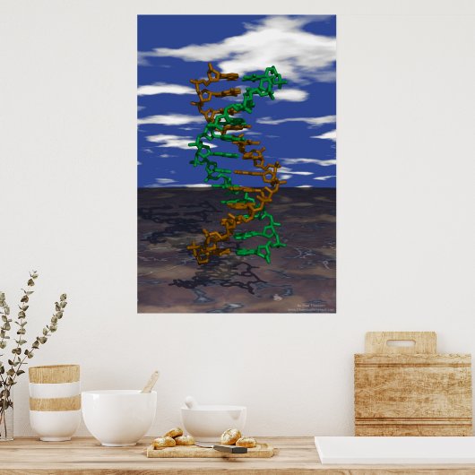 DNA im Freien Poster (Küche)