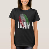 DNA Iranian Proud Iranian Cool Iran Flag T-Shirt (Vorderseite)